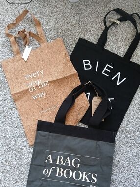 Barnes & Noble, Anthropologie, Madewell New With Tags Tote Bag Lot Of 3